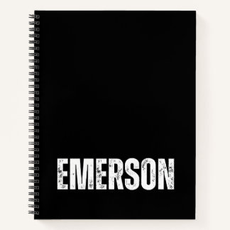 Carnet personnalisé avec Emerson