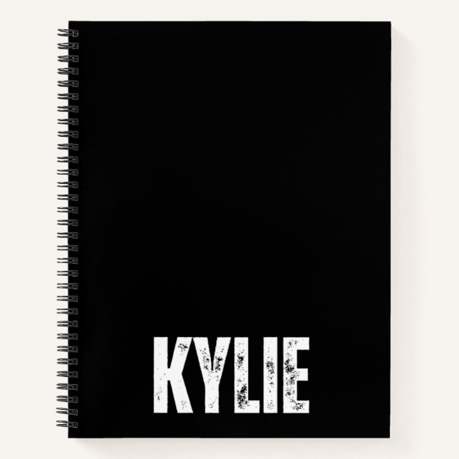 Carnet personnalisé avec Kylie (Devant)