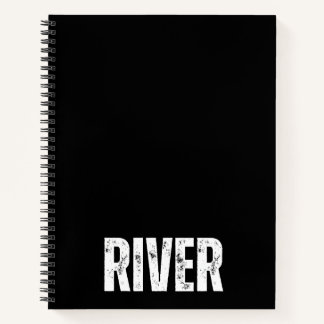 Carnet personnalisé avec rivière