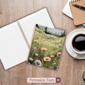 Carnet Personnalisé Créez votre futur Inspirateur
