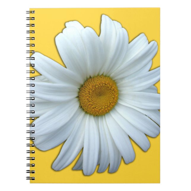 Carnet personnalisé Daisy Journal fleur de marguer (Devant)