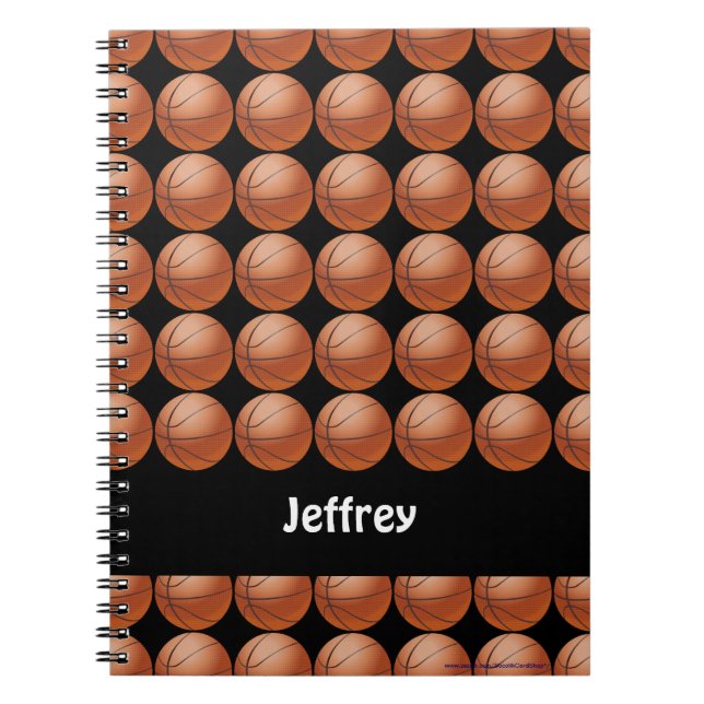 Carnet personnalisé de basket-ball (Devant)