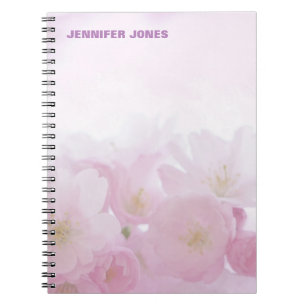 Carnet Personnalisé Floral Féminin Mignon Moderne Pro