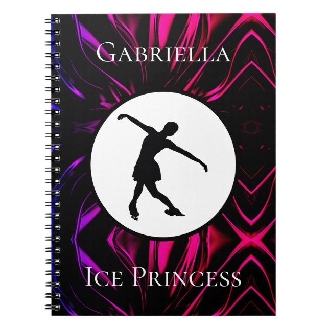 Carnet personnalisé "Ice Princess" (Devant)