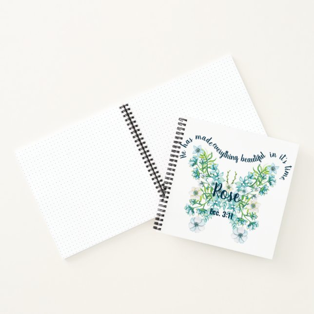 Carnet Personnalisé Il A Tout Fait Belle Écriture (Intérieur)