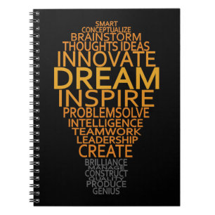 Carnet personnalisé Inspiration Light Bulb