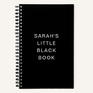 Carnet personnalisé Little Black Book