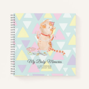 Carnet Personnalisé Mes souvenirs de bébé Princesse Kitte