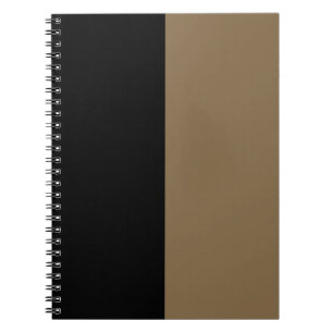 Carnet PERSONNALISÉ Noir & Or