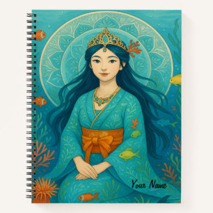 Carnet Personnalisé Nom de la fille mignonne Japonaise Me