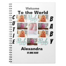 Personnalisé Nouveau bébé 11 Photo Collage