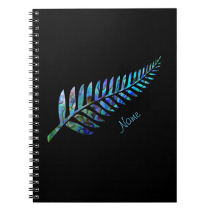 CARNET PERSONNALISÉ NOUVELLE-ZÉLANDE FERN PAUA