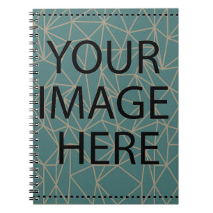 Carnet Personnalisé Personnalisé Votre Propre Photo & Tex