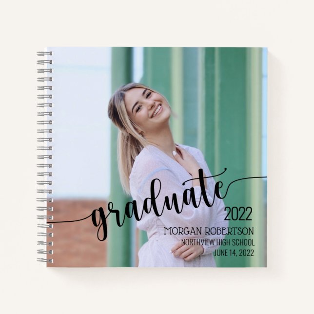 Carnet Personnalisé Photo Graduation Keepsaké Guest (Devant)