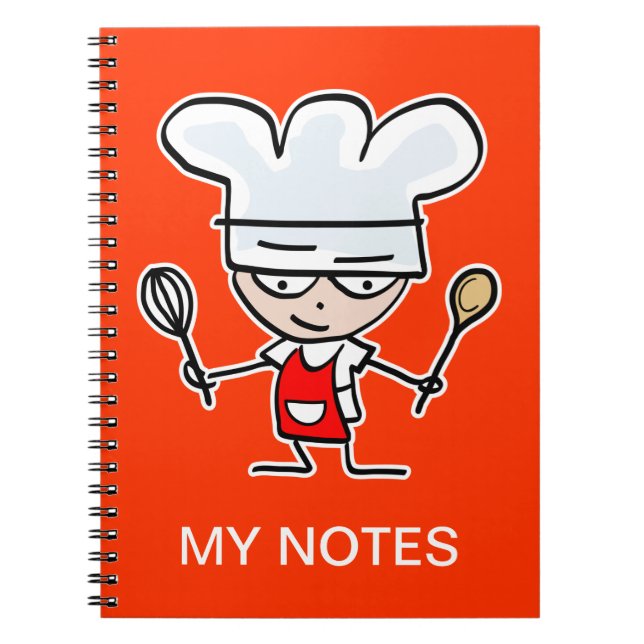 Carnet personnalisé pour les recettes et les idées (Devant)