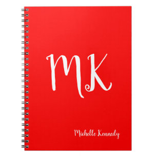 Carnet Personnalisé Red Modern Professional