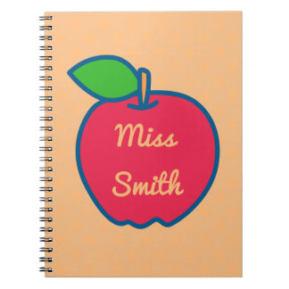 Carnet personnalisé tout professeur nommé d'Apple