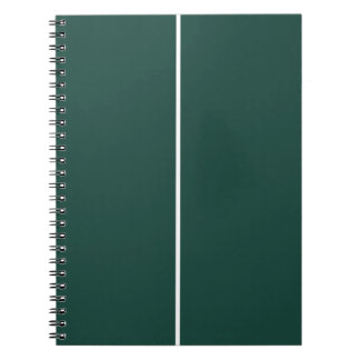 Carnet PERSONNALISÉ Vert & Blanc
