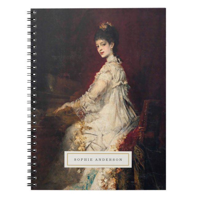 Carnet personnalisé vintage Art (Devant)