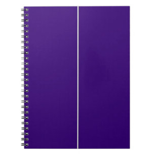 Carnet PERSONNALISÉ violet et blanc