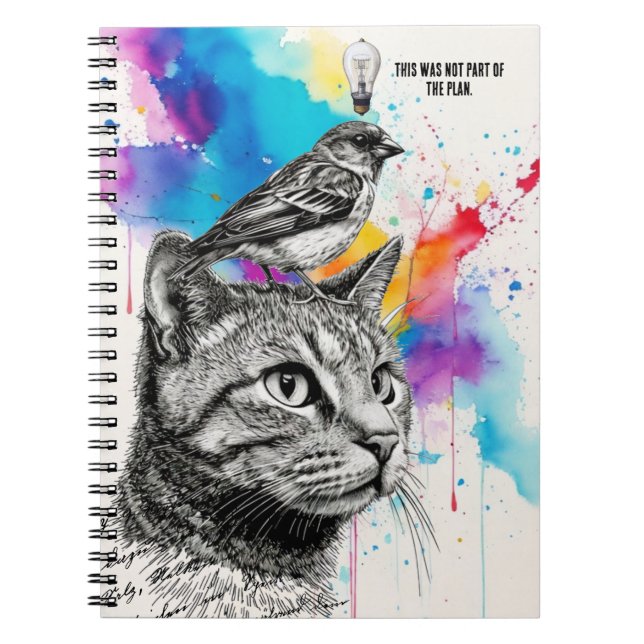 Carnet PERSONNALISER : Cela ne faisait pas partie du plan (Devant)