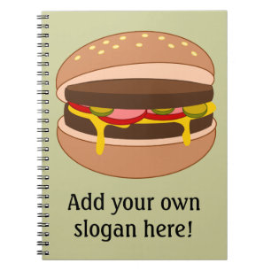 Carnet Personnaliser de ce graphique Hamburger