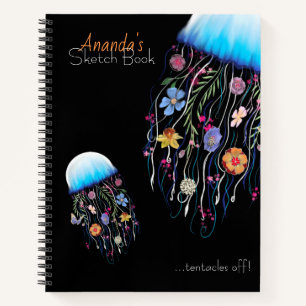 Carnet Personnaliser la méduse florale