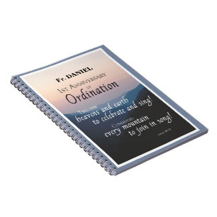 Carnet Personnaliser le 1er anniversaire des fêtes d'Ordi