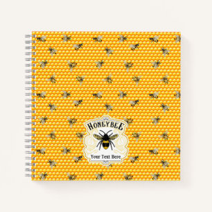 Carnet Personnaliser les abeilles de miel