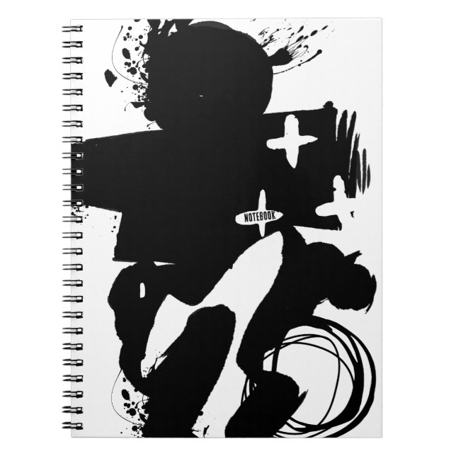 Carnet PERSONNALISER : Peinture Abstraite Monochromatique (Devant)