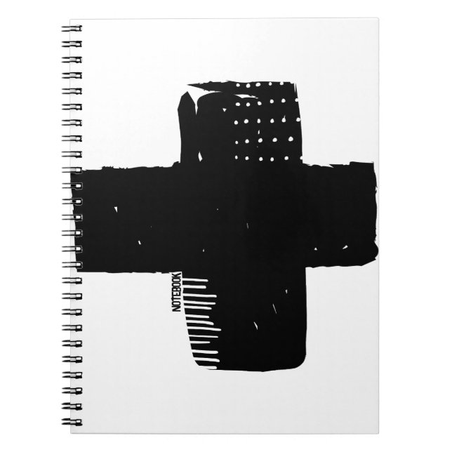 Carnet PERSONNALISER : Peinture Abstraite Monochromatique (Devant)