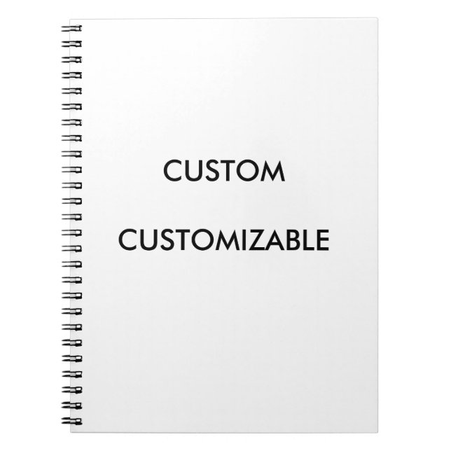 Carnet Personnaliser personnalisable vide personnalisé (Devant)
