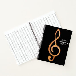 Carnet Personnaliser Treble Clef Personnaliser la musique