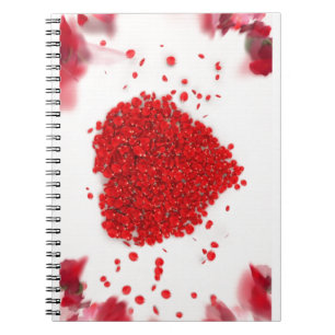 Carnet Pétales de coeur