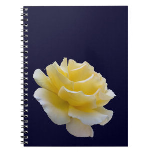 Carnet Pétales de rose jaune