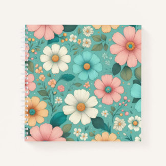 Carnet Pétales Pastels