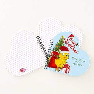 Carnet Petit bébé poulet Noël