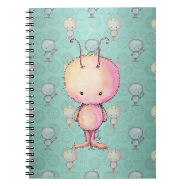Carnet Petit Monstre Mignon (Devant)