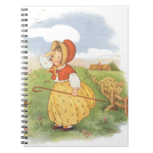 Carnet Petite Bo-Peep vintage Comptine de Mère l'Oie