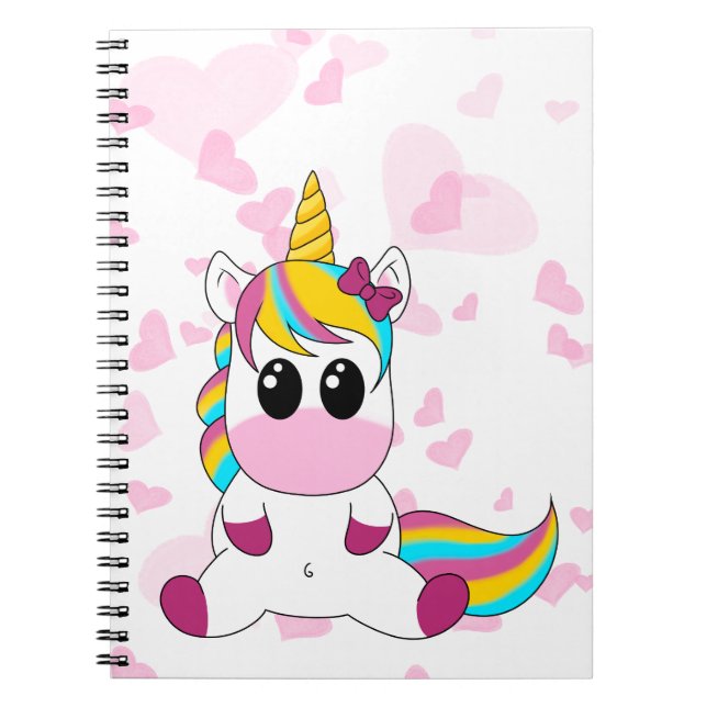 Carnet Petite licorne (Devant)