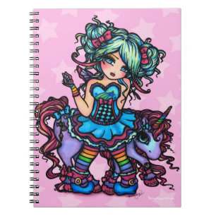 Carnet Petite Mlle Deelish Fairy Unicorn princesse