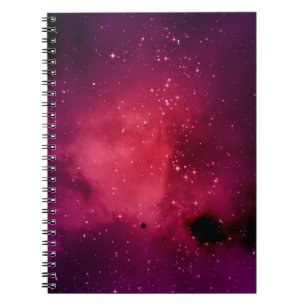 Carnet Petite partie d'un champ d'étoiles infini de l'esp