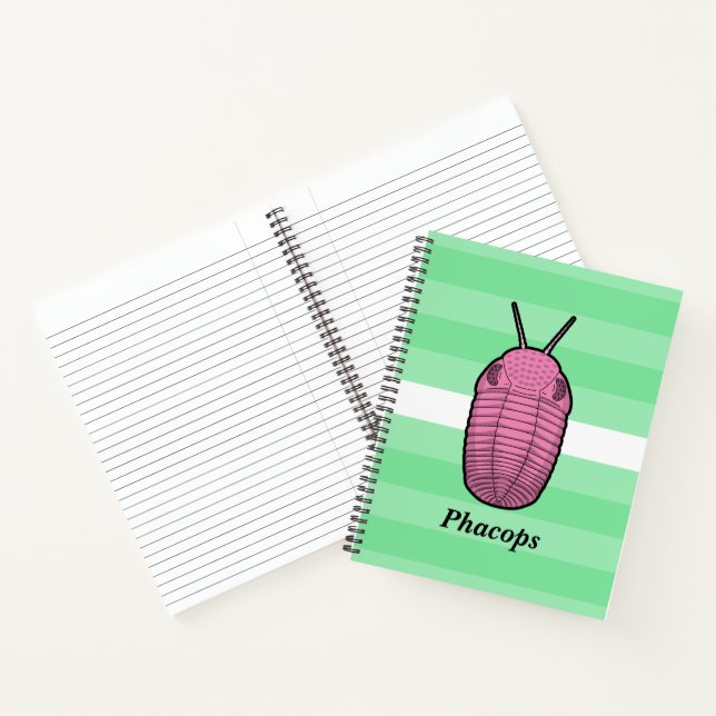 Carnet Phacops Trilobite - Animal préhistorique (Intérieur)