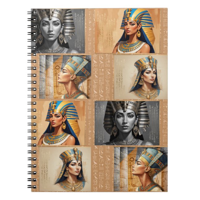 Carnet Pharaonic Queens – Ancient Egyptian Elegance (Devant)