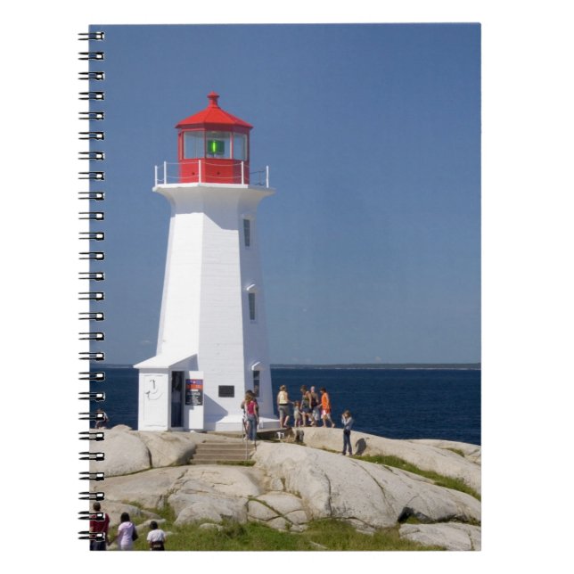 Carnet Phare à Peggy's Cove, Nouvelle-Écosse, Canada. (Devant)