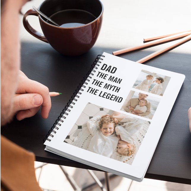 Carnet Photo Collage moderne | Cadeau papa (Créateur téléchargé)