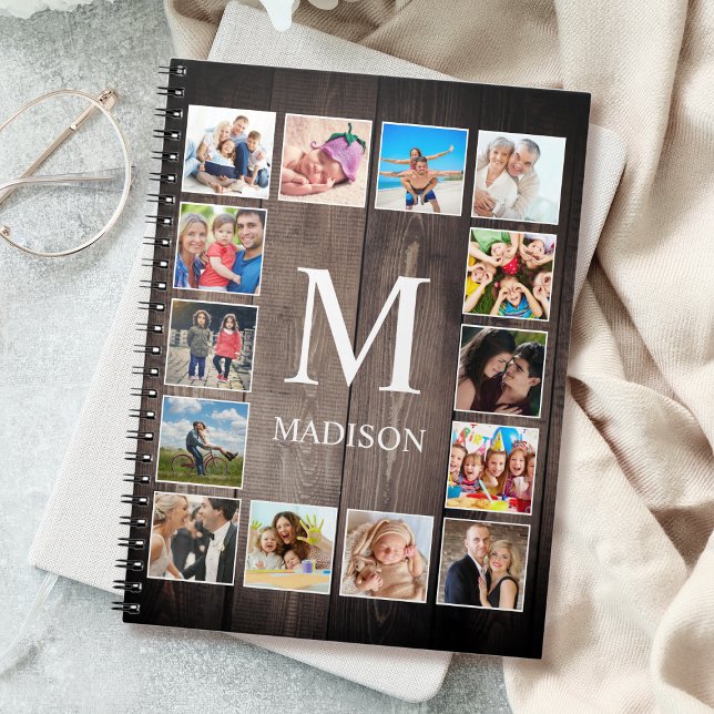 Carnet Photo de Custom Collage Rustic Farmhouse Family (Créateur téléchargé)