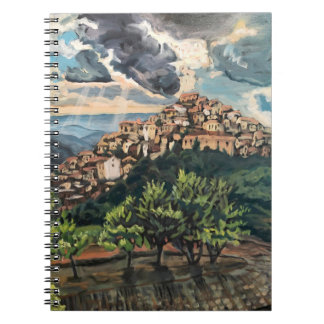 Carnet photo de la spirale de Hilltown en Italie
