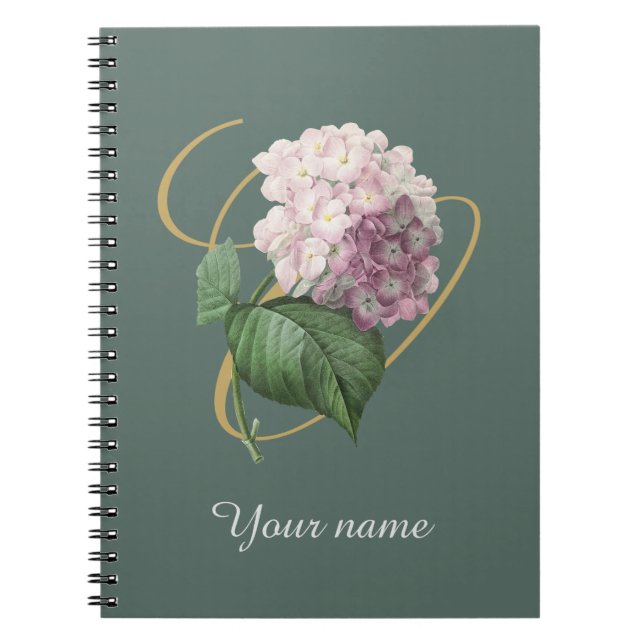 Carnet photo de la spirale d'Hydrangea (Devant)