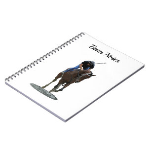 Carnet photo de la spirale du cheval Thoroughbred